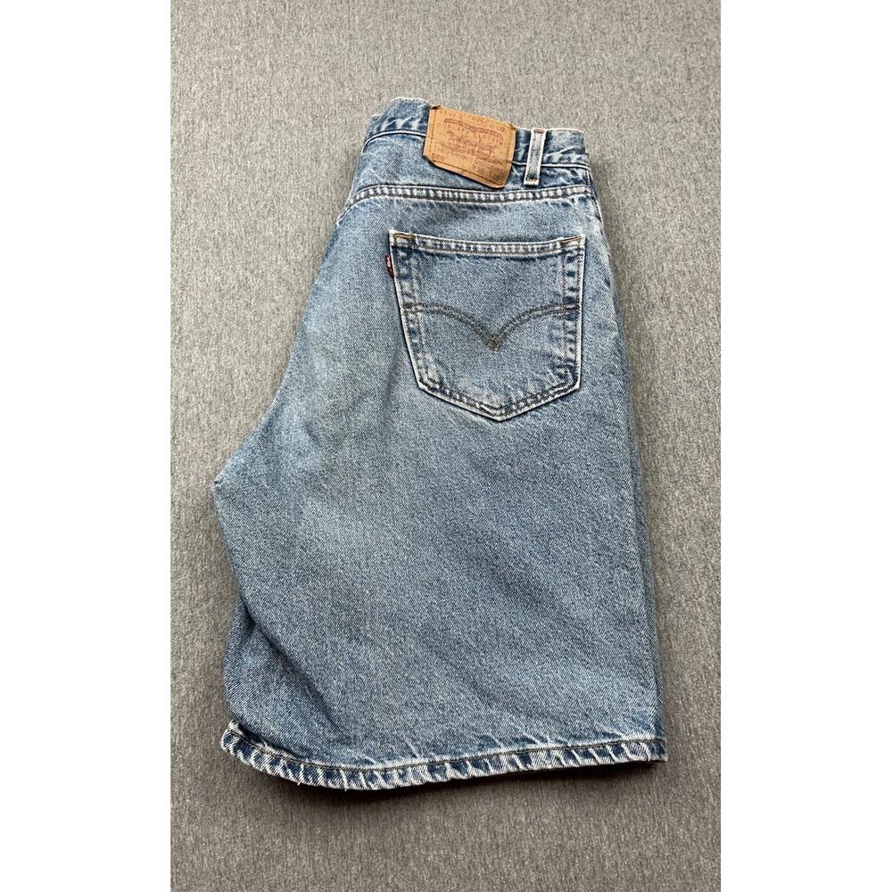 Levi's 550 Relaxed Fit Jean Shorts Mens‎ 36 Baggy 10.5" Inseam *STAINS*